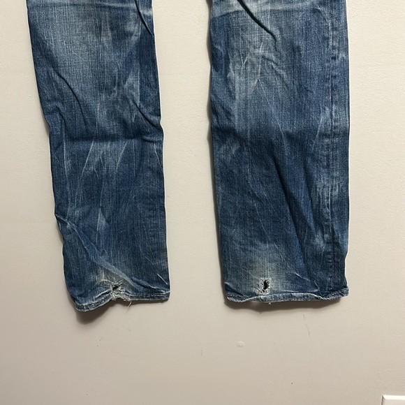 Big Star Liv bootcut distressed denim jeans low rise 27XXL extra long - Picture 7 of 8